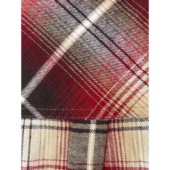 Legendary Whitetails Red Shadow Plaid‎ Flannel Shirt Medium Excellent Condition - Picture 7 of 8